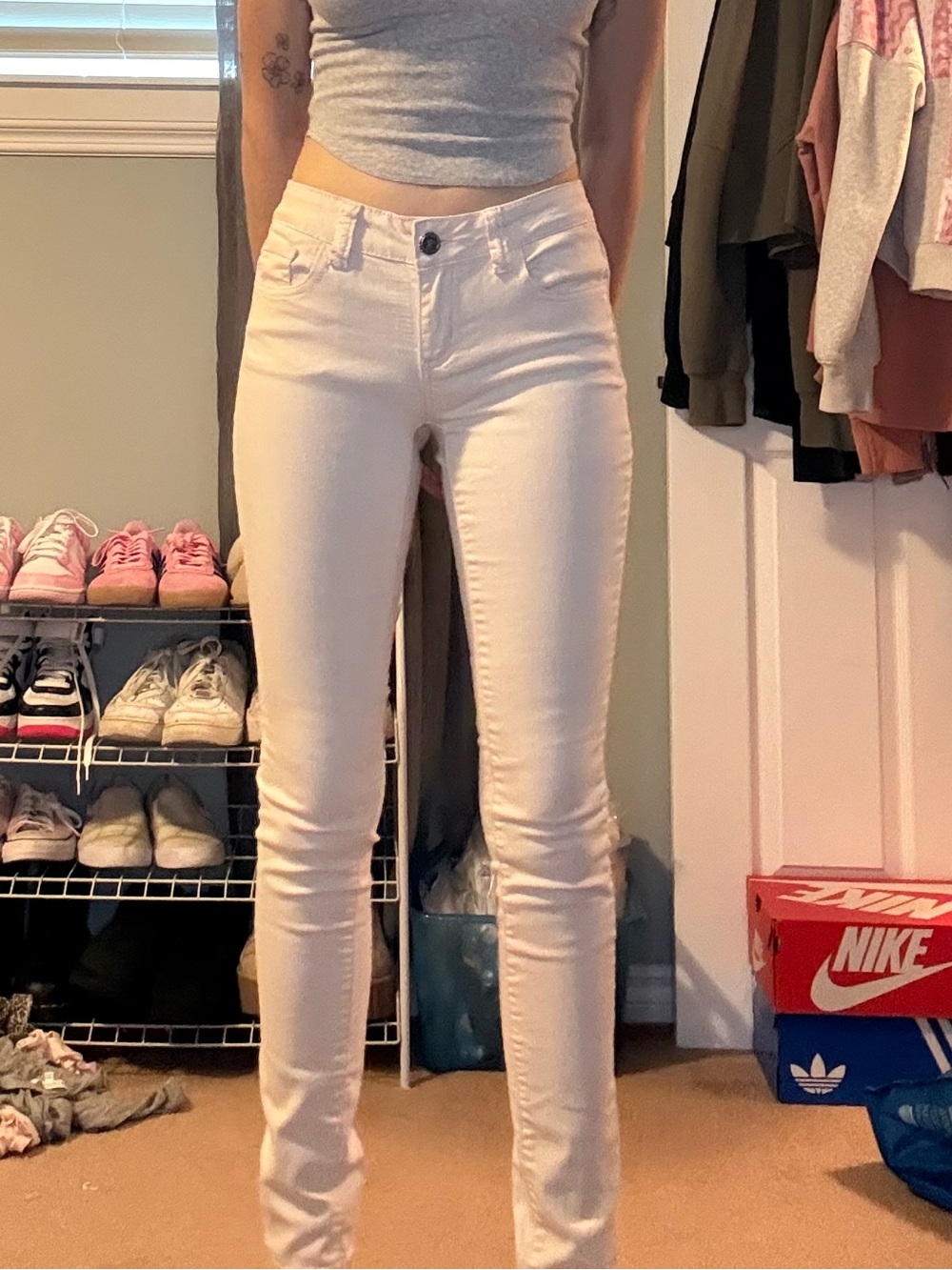 3 for $15 Seductions FD pink skinny jeans size 5